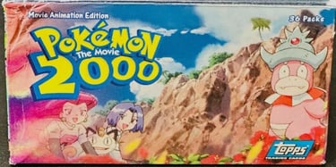 Display Topps Pokémon The Movie 2000 arrière