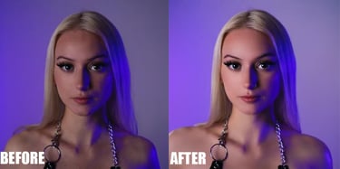 Portrait Before and After