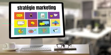 ecran ordinateur stratégie marketing