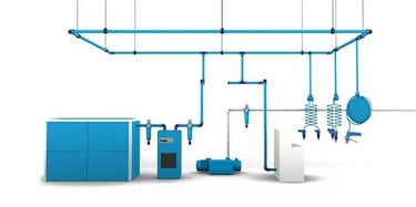 compressed air network