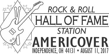 Show cancel illustration celebrating the rock and roll hall of fame
