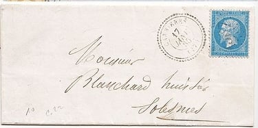 Losange Gros Chiffres 4367 et type 22.
