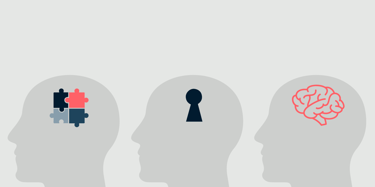 a group of people with puzzle pieces of puzzle pieces