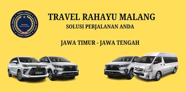 Travel Rahayu Malang solusi perjalanan di Jawa Timur dan Jawa Tengah, pakai mobil Hiace dan Innova
