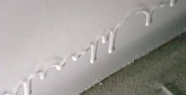 sơn tĩnh điện bị chảy