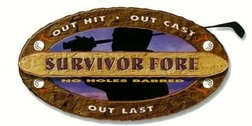 Parody ad of Survivor reality show to promote ad council golf tournament.