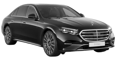 a black mercedes benz E class executive