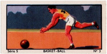 1933 Jacques Chocolat Les Sports Illustres Type 2 #3 Ballon