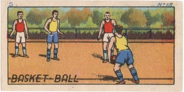 1934 Jacques Chocolat Les Sports Illustres Serie S Type 1 No 18 Basketball Card