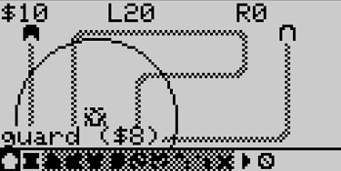 Arduboy Micro Tower Defense Battle Radius