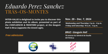 lower part of the poster about the photo exhibition