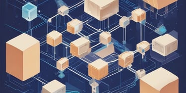 A 3D-style logo with a geometric design is prominently displayed on a dark, rounded square background. Below the logo, the word 'OpenAI' is written in a sleek, modern font.