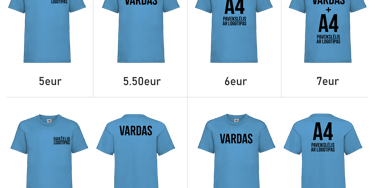 vaikiski marskineliai su uzrasais