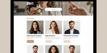 A creative workspace with a laptop showing website code and marketing charts.