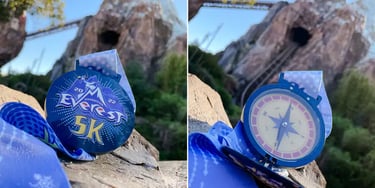 2022 runDisney Springtime Surprise Expedition Everest Challenge 5K Medal