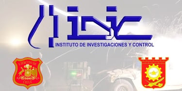 Official logo of the Instituto de Investigaciones y Control with Chilean Army military emblems.