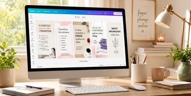 Criando pins no Canva para gerar tráfego e renda passiva com o Pinterest