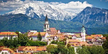slovenia private driver ljubljana tours Kranj medieval town Škofja Loka