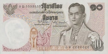 Thailand Solid Fancy Number Banknote 5555555