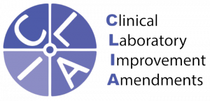 a clock with the words clinical laboratory on it