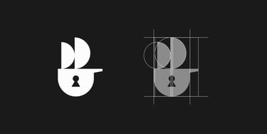 Software security company logo design, Ship and Lock smart combination