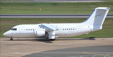 Cello Aviation BAe 146-200 G-RAJJ