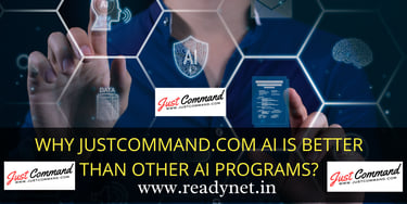 Why Justcommand.com AI is better than other AI programs?