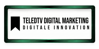 TELEDTV DIGITAL MARKETING Logo – Data, Tech & Vision Strategie.