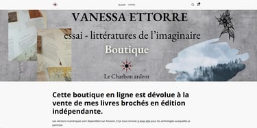boutique en ligne vanessa ettorre le thrène des vades la femme-nuit