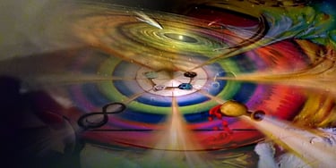 Tarot card 10 The Royal Maze or Wheel of Fortune destiny & time
