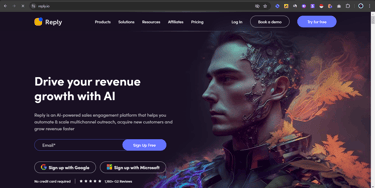 Reply.io es una solución de software para todos los aspectos del proceso de ventas