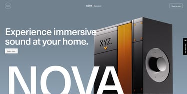 3D website product animation