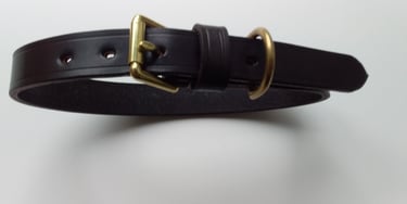 Brass fitting dog collar
