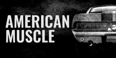 a car with the words american muscle muscle