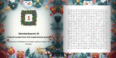 christmas puzzles and coloring pages