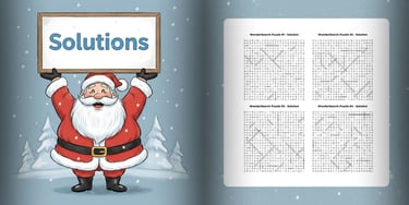 christmas puzzles and coloring pages