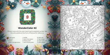 christmas puzzles and coloring pages