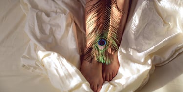 PLUMEAU SUR LES JAMBES