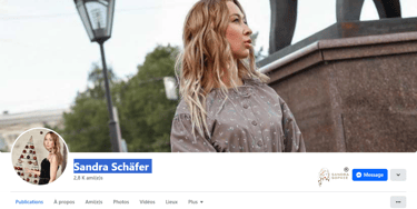 capture ecran sandra schafer