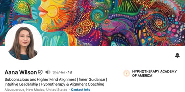 Aana Wilson, Subconscious and High Mind Alignment