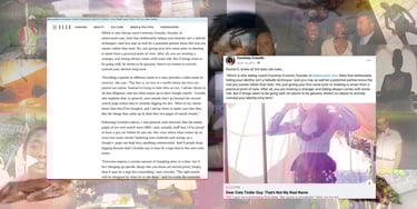 elle magazine coverage of date coach courtney crosslin