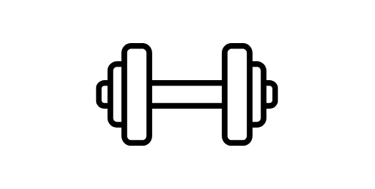 Personal Training, Hantel Icon