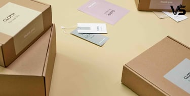 cardboard box packaging for clothing