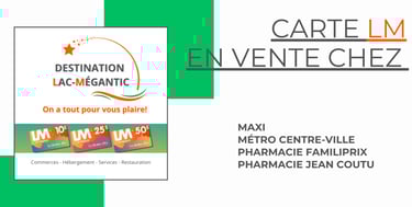 Carte LM Lac-Mégantic