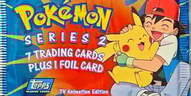 Booster topps série 2 sacha et pikachu
