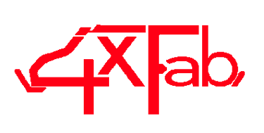 Four x Fab logo in the shape of a first gen frontier
