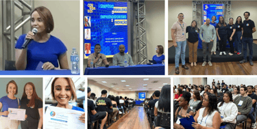 Elaine Rodrigues em atuação especial no I Simpósio Brasileiro de Empreendedorismo.