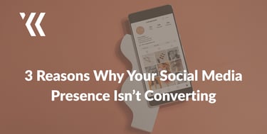a person holding a phone with the caption of a social media
