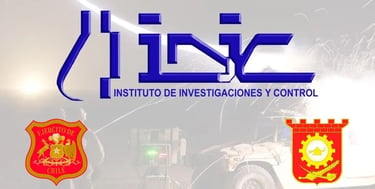 Official logo of the Instituto de Investigaciones y Control with Chilean Army military emblems.