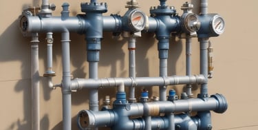 Pipes and valves are visible in this industrial image.